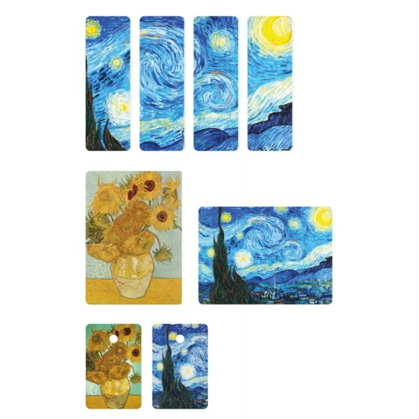 LISCIANI ΠΑΖΛ 500 τεμ. ΚΑΙ ΣΕΛΙΔΟΔΕΙΚΤΕΣ VAN GOGH THE STARRY NIGHT