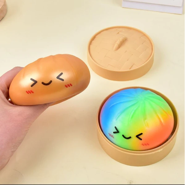 SQUISHY BUN ΠΟΛΥΧΡΩΜΟ 8.5 εκ.