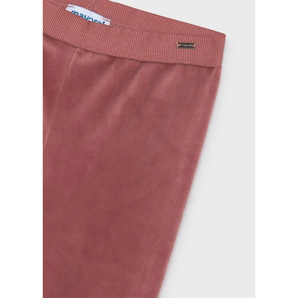 MAYORAL LEGGINGS VELVET BASIC PINK