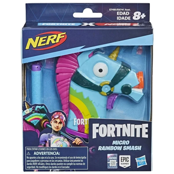 NERF ΕΚΤΟΞΕΥΤΗΣ FORTNITE MICRO RAINBOW SMASH