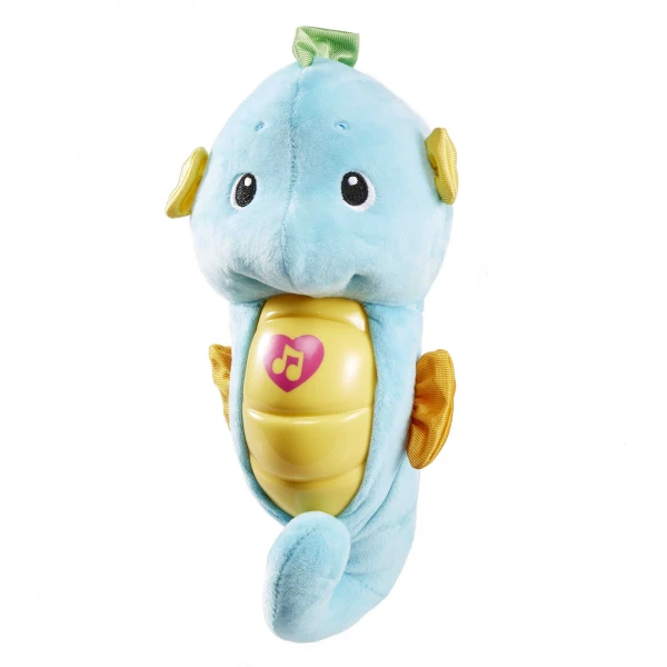 FISHER PRICE SOOTHE AND GLOW SEAHORSE LIGHT BLUE