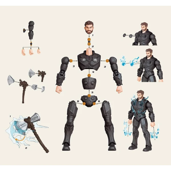BLOKEES KIT ΚΑΤΑΣΚΕΥΗΣ MARVEL THOR