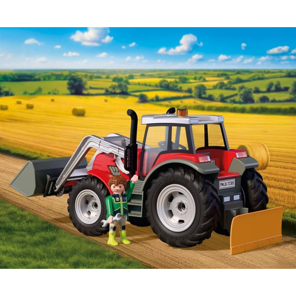 PLAYMOBIL COUNTRY ΜΕΓΑΛΟ ΤΡΑΚΤΕΡ ΜΕ ΜΠΑΛΕΣ ΣΑΝΟΥ