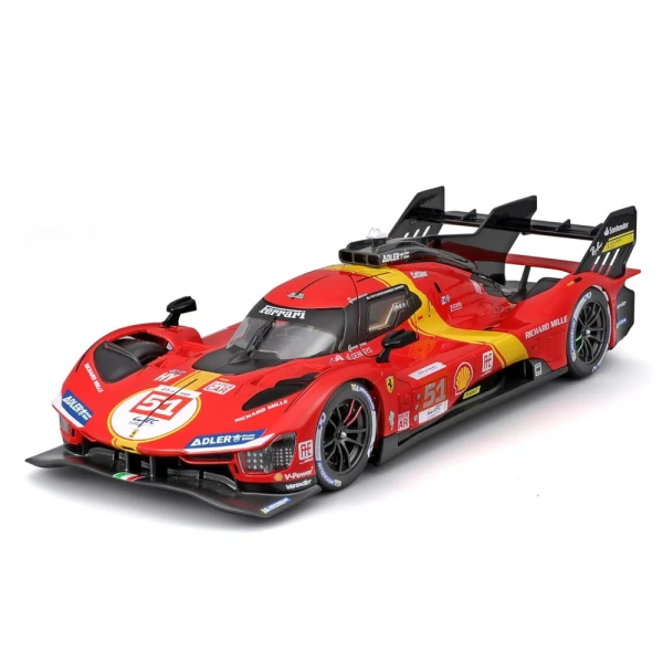 BBURAGO 1:24 RACE FERRARI 499P (LEMANS 2023) RED