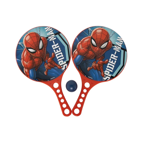 ΣΕΤ 2 ΡΑΚΕΤΕΣ ΠΑΡΑΛΙΑΣ ΜΕ ΜΠΑΛΑ SPIDERMAN