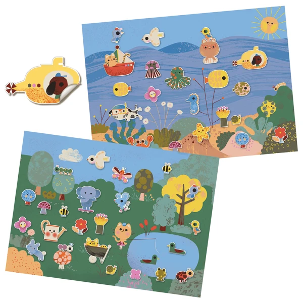 DJECO I CREATE STICKERS SUMMER