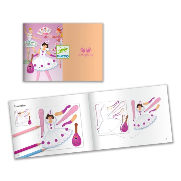 DJECO CONSTRUCTION BALLERINA MARIONETS