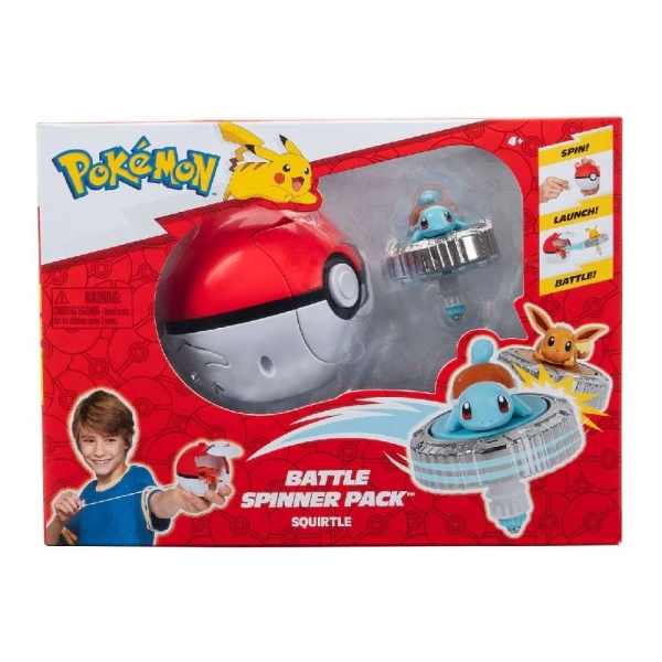 POKEMON BATTLE SPINNER ΜΕ ΦΙΓΟΥΡΑ SQUIRTLE
