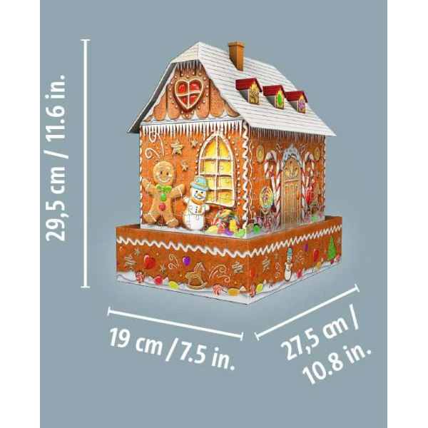 RAVENSBURGER 3D ΠΑΖΛ MIDI 216 τεμ. ΣΠΙΤΑΚΙ GINGERBREAD