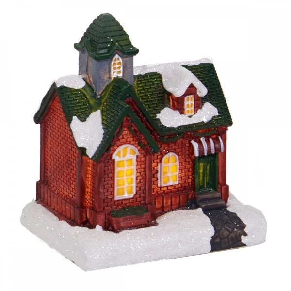 LIGHTED HOUSE 8X5.8X10 cm - SEVERAL DESIGNS
