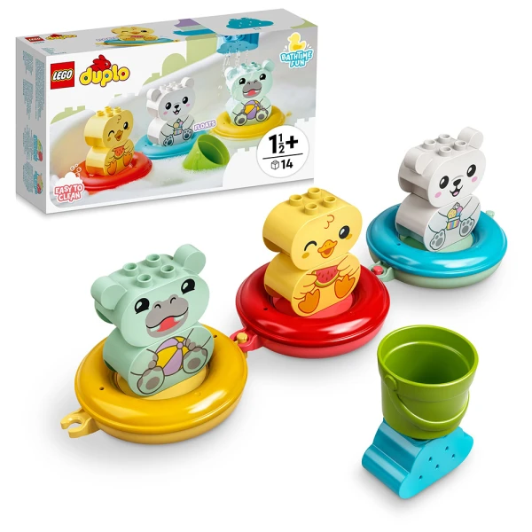 LEGO® DUPLO® ΔΙΑΣΚΕΔΑΣΗ ΣΤΟ ΜΠΑΝΙΟ: ΤΡΕΝΟ ΖΩΩΝ ΠΟΥ ΕΠΙΠΛΕΕΙ
