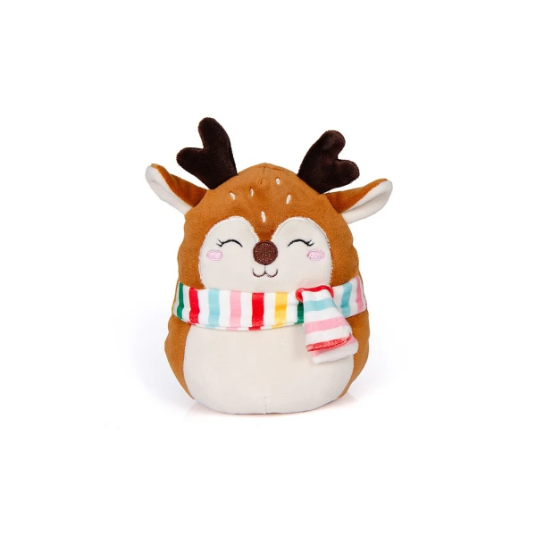 PLUSH SQUISHY CHRISTAMAS FIGURES 17 cm - 4 DESIGNS