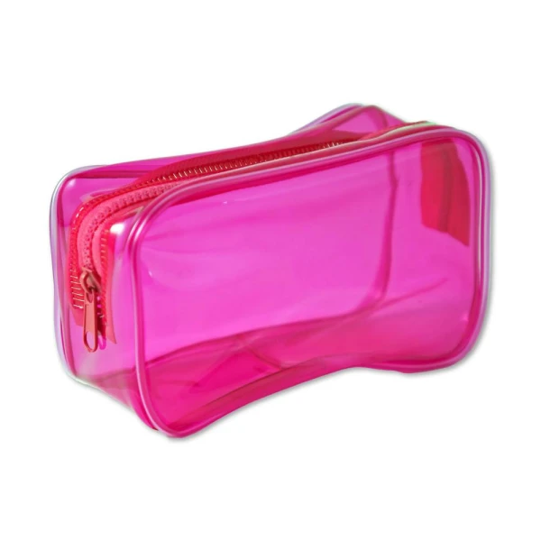 FUN TRANSPARENT PENCIL CASE – 3 COLORS