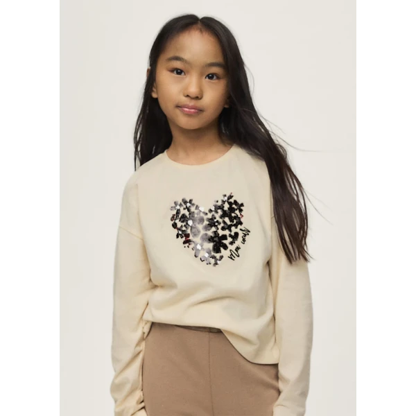 MAYORAL BLOUSE PRESS STUDS MACCHIATO