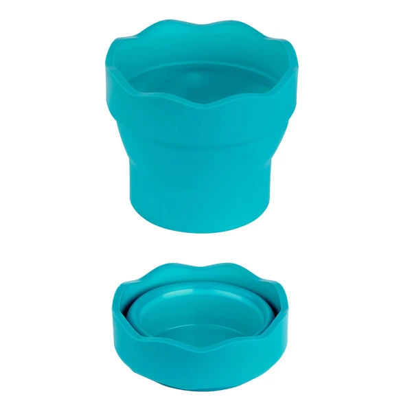 FABER CASTELL FOLDING GLASS CLICK & GO TURQUOISE