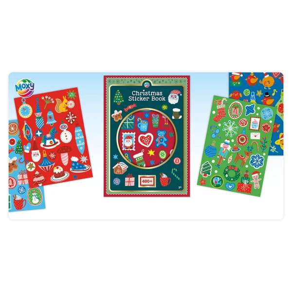 XMAS BOOK WITH STICKERS A4 8 SHEETS