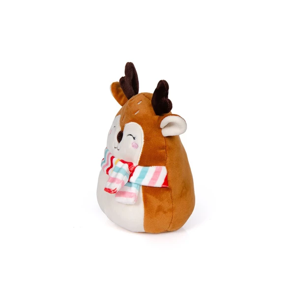 PLUSH SQUISHY CHRISTAMAS FIGURES 17 cm - 4 DESIGNS