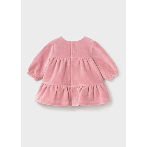 MAYORAL DRESS FLEECE CORDUROY ROSE