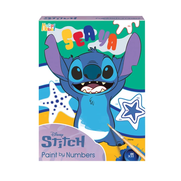 HAPPIHOBBI PAINT & FRAME PAINT BY NUMBERS STITCH