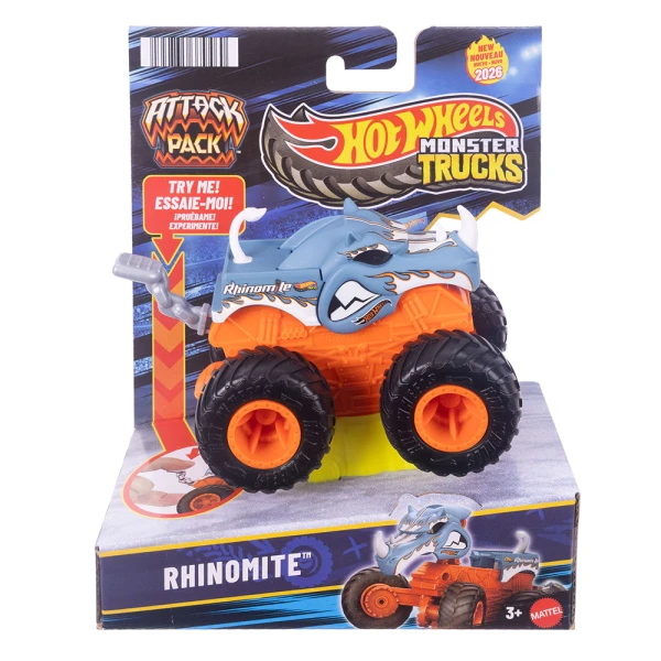 HOT WHEELS MONSTER TRUCKS ΟΧΗΜΑ ATTACK PACK - RHINOMITE