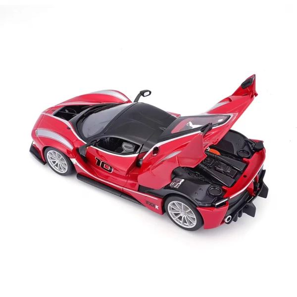 BBURAGO 1:24 RACE FERRARI FXX-K (N.10) RED