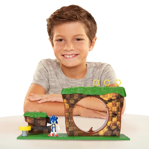 SONIC THE HEDGEHOG - ΣΕΤ ΠΑΙΧΝΙΔΙΟΥ ΠΙΣΤΑ GREEN HILL
