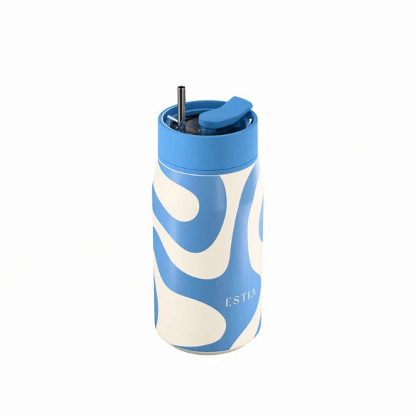 ESTIA HOME ART ΘΕΡΜΟΣ LENS SAVE THE AEGEAN 360ml OCEAN WAVES