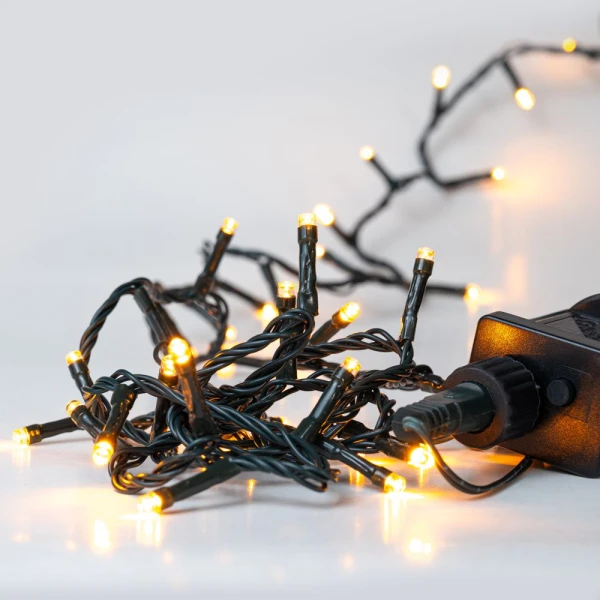 INDOOR & OUTDOOR LIGHTS 400 LED GREEN-WARM 8 PROGRAMMS 20m+3