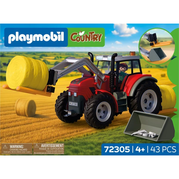 PLAYMOBIL COUNTRY ΜΕΓΑΛΟ ΤΡΑΚΤΕΡ ΜΕ ΜΠΑΛΕΣ ΣΑΝΟΥ