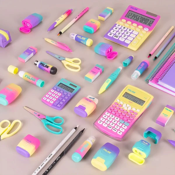 MILAN 8-DIGIT POCKET CALCULATOR SUNSET COLLECTION - 4 COLOURS
