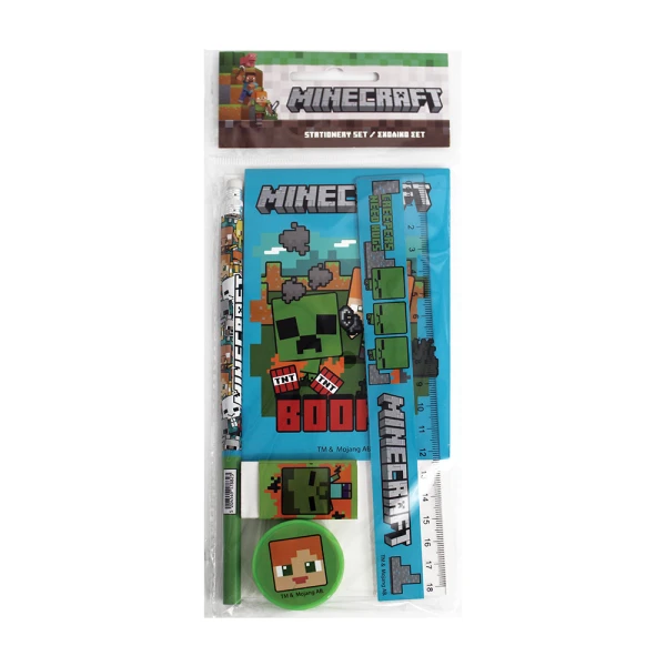 ΣΕΤ ΣΧΟΛΙΚΟ & ΜΠΛΟΚΑΚΙ ΣΗΜΕΙΩΣΕΩΝ MINECRAFT