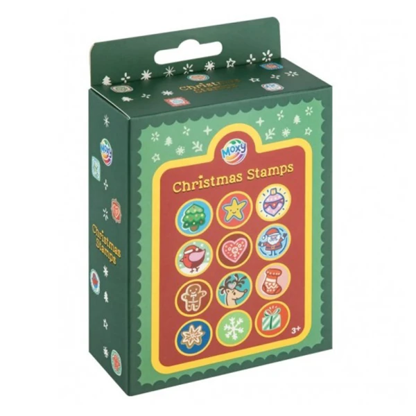 XMAS STAMPS SET 12 pcs