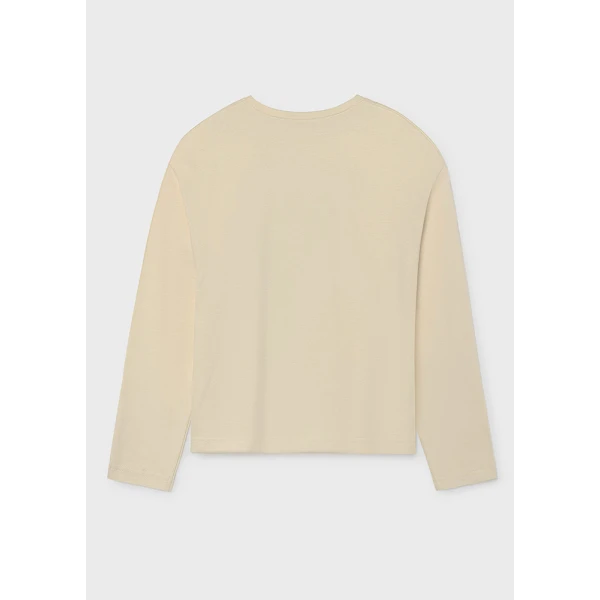 MAYORAL BLOUSE PRESS STUDS MACCHIATO