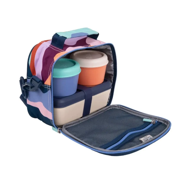 MILAN ISOTHERMAL LUNCH BAG WITH 3 LUNCH BOXES THE FUN SERIES MULTICOLOUR