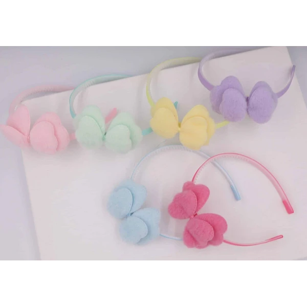 KIDS HEADBAND BOW - 6 COLOURS