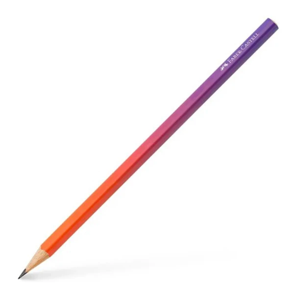 FABER-CASTELL TRIANGULAR PENCIL FLOW PUNCHY RED-PURPLE Β