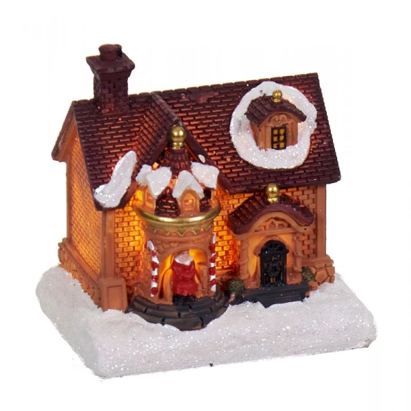 LIGHTED HOUSE 8X5.8X10 cm - SEVERAL DESIGNS