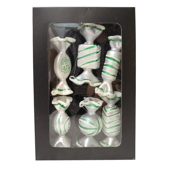 GLASS CANDIES - 4 COLOURS