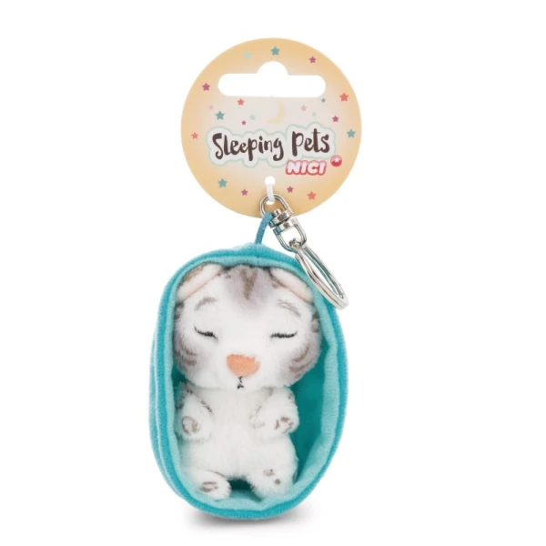 ΛΟΥΤΡΙΝΟ ΜΠΡΕΛΟΚ SLEEPING PETS 8 εκ. - SNOW LEOPARD