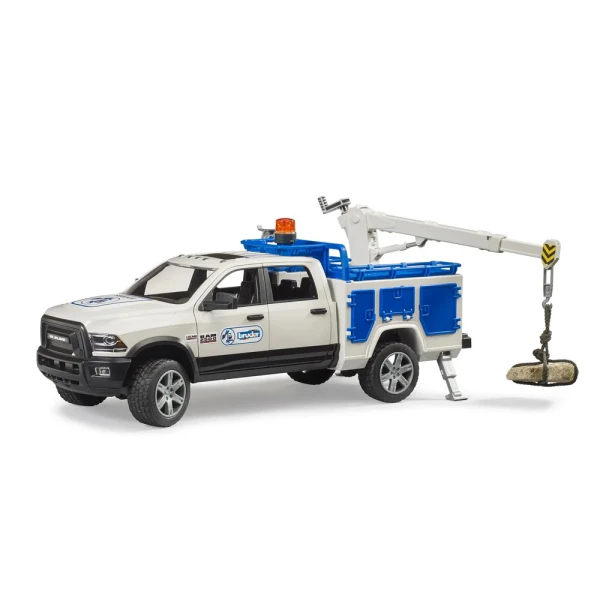 BRUDER RAM 2500 WITH CRANE