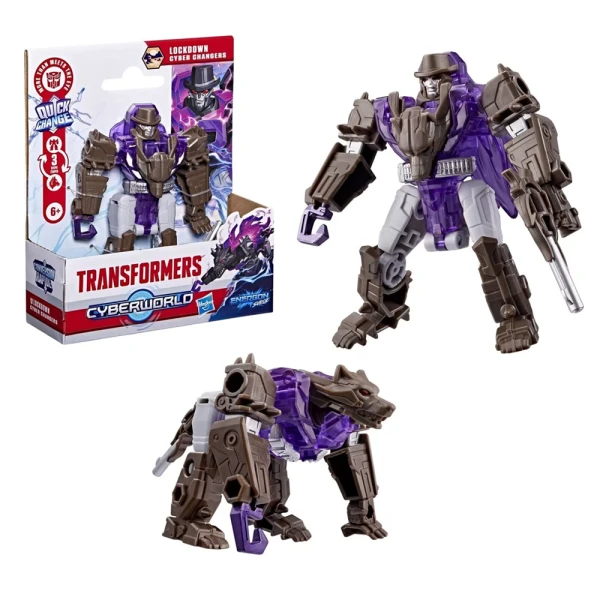 TRANSFORMERS CYBERWORLD ENERGON SURGE ΦΙΓΟΥΡΑ LOCKDOWN CYBER CHARGERS