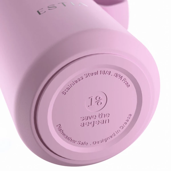 ESTIA HOME ART ΘΕΡΜΟΣ PULSE SAVE THE AEGEAN 360ml LAVENDER