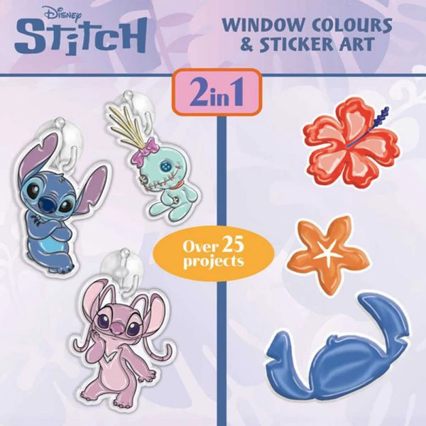LISCIANI ΖΩΓΡΑΦΙΚΗ WINDOW COLOURS ΚΑΙ STICKER ART STITCH & ANGEL