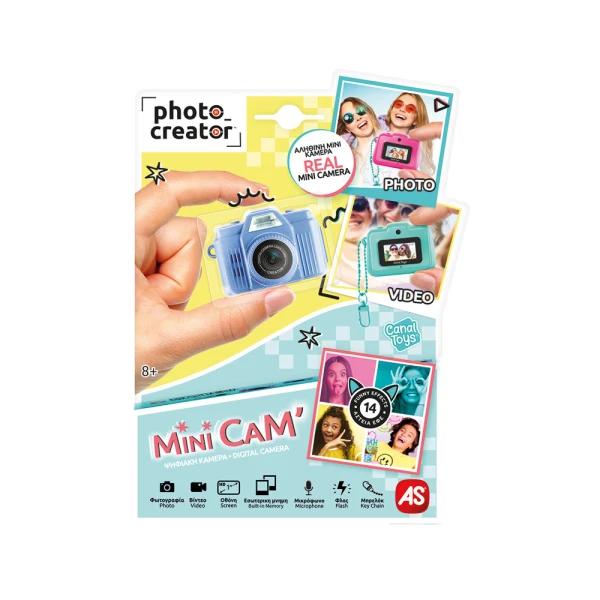 PHOTO CREATOR MINI DIGITAL CAMERA - 6 COLOURS