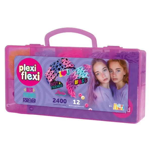 PLEXI-FLEXI BFF ΘΗΚΗ 2400 ΛΑΣΤΙΧΑΚΙΑ & 12 ΑΞΕΣΟΥΑΡ - 2 ΧΡΩΜΑΤΑ
