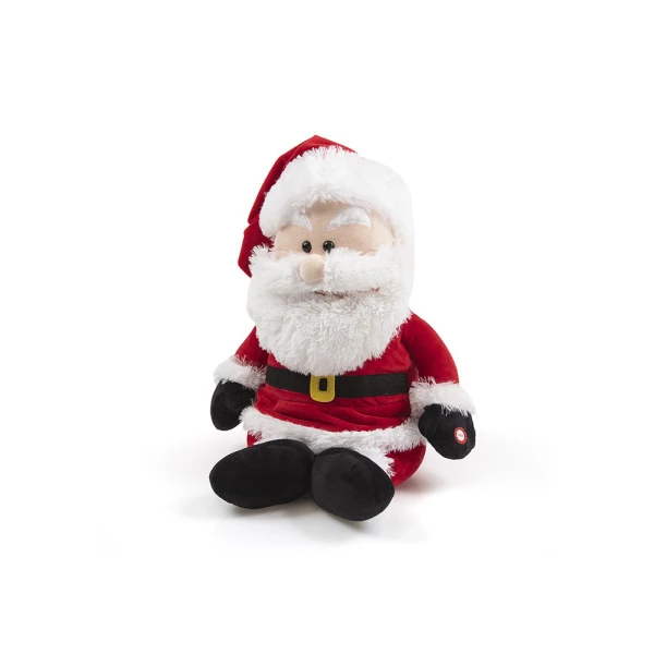 PLUSH SANTA CLAUS GREEK CAROLS 40 cm 