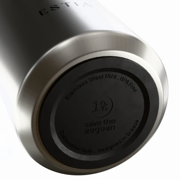 ESTIA HOME ART ΘΕΡΜΟΣ LENS SAVE THE AEGEAN 360ml BRUSHED