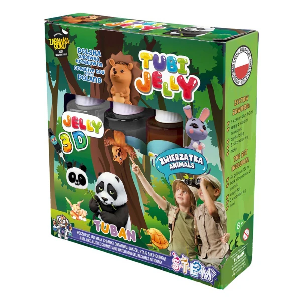 TUBAN ΣΕΤ TUBI JELLY ΖΩΑ ΓΙΑ ΔΗΜΙΟΥΡΓΙΑ 3D ΦΙΓΟΥΡΩΝ GEL