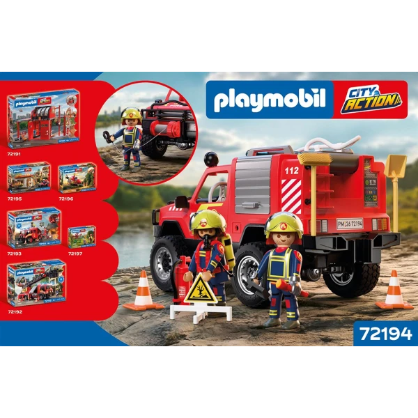 PLAYMOBIL CITY ACTION ΦΟΡΤΗΓΟ ΠΥΡΟΣΒΕΣΤΙΚΗΣ ΠΑΝΤΟΣ ΕΔΑΦΟΥΣ