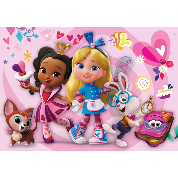 CLEMENTONI ΠΑΖΛ SUPER COLOR ALICE\'S WONDERLAND BAKERY 104 τεμ.